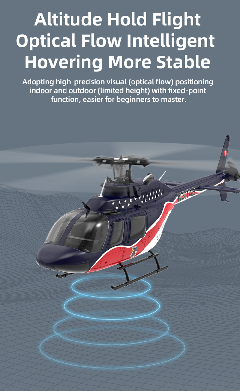 Eachine-E186-127-Bell-206-Maszligstab-24G-6CH-Houmlhenhaltung-Optische-Flusspositionierung-Doppelmot-2023373-4